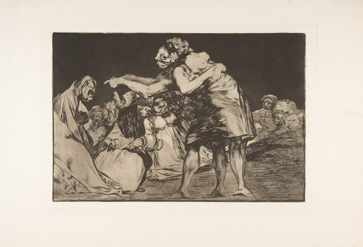 Disorderly Folly (Plate 7 from the Disparates) by Francisco de Goya