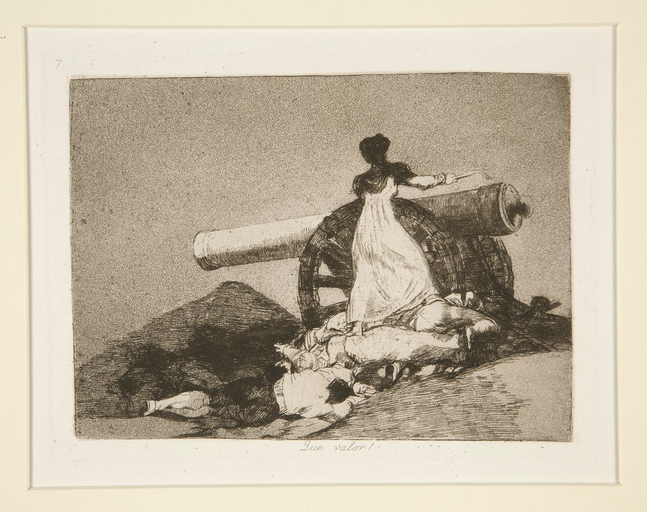 What Courage!, Plate 7 from The Disasters of War by Francisco de Goya