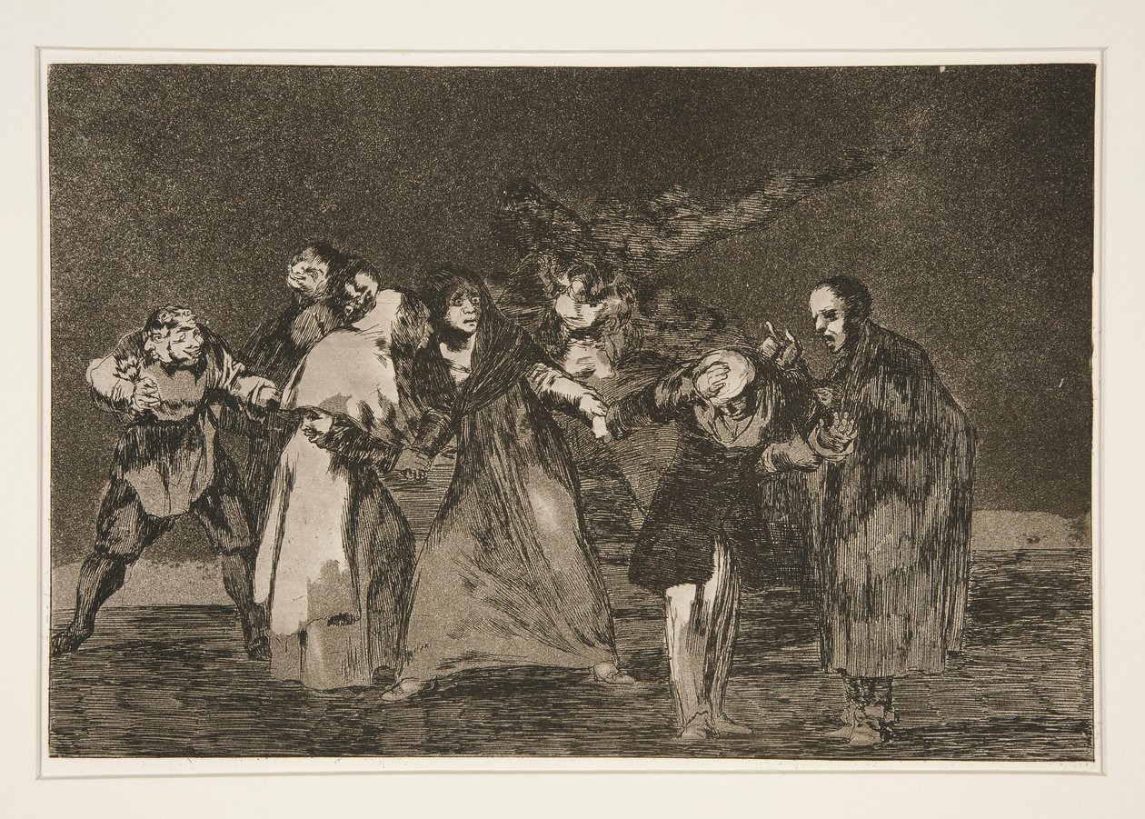 Wounds Heal Quicker than Hasty Words (pl. 16 from the series Los Proverbios) by Francisco de Goya