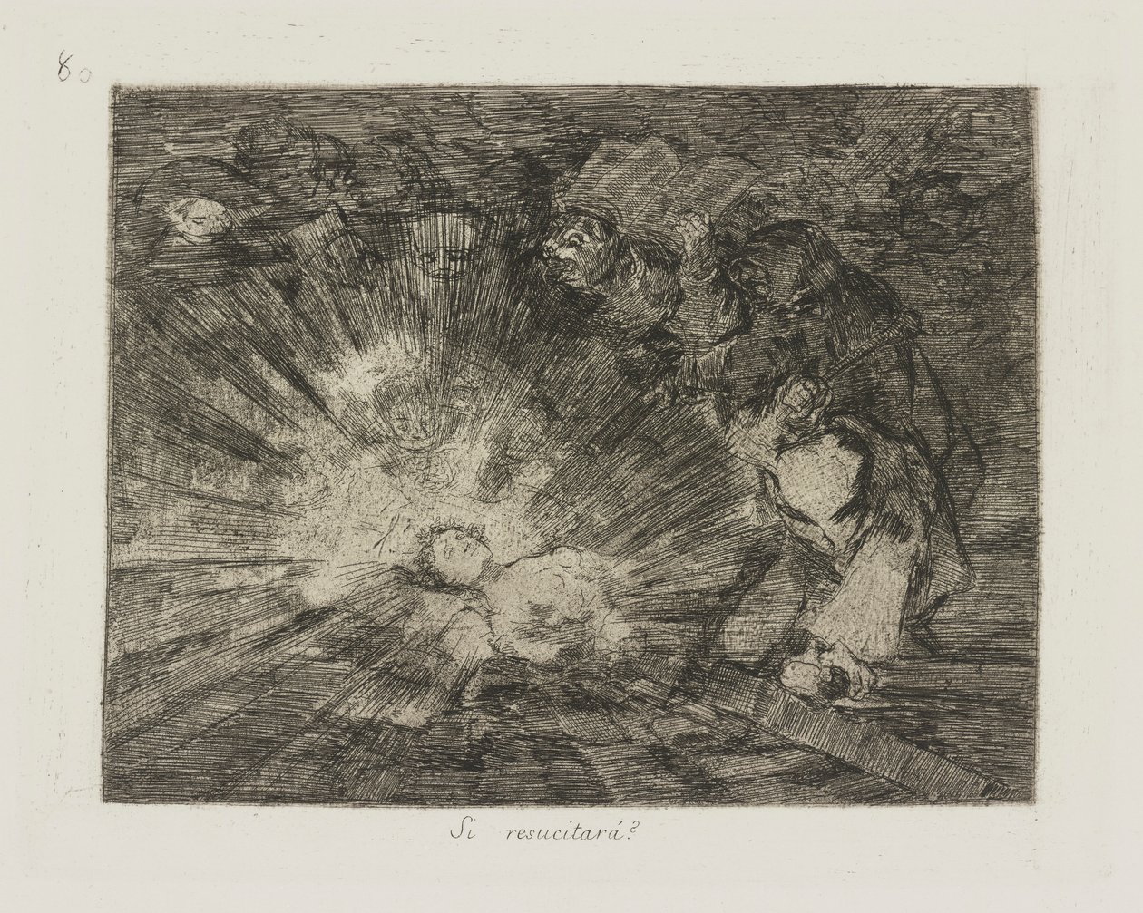 Will She Rise Again? (Plate 80 from The Disasters of War) by Francisco de Goya