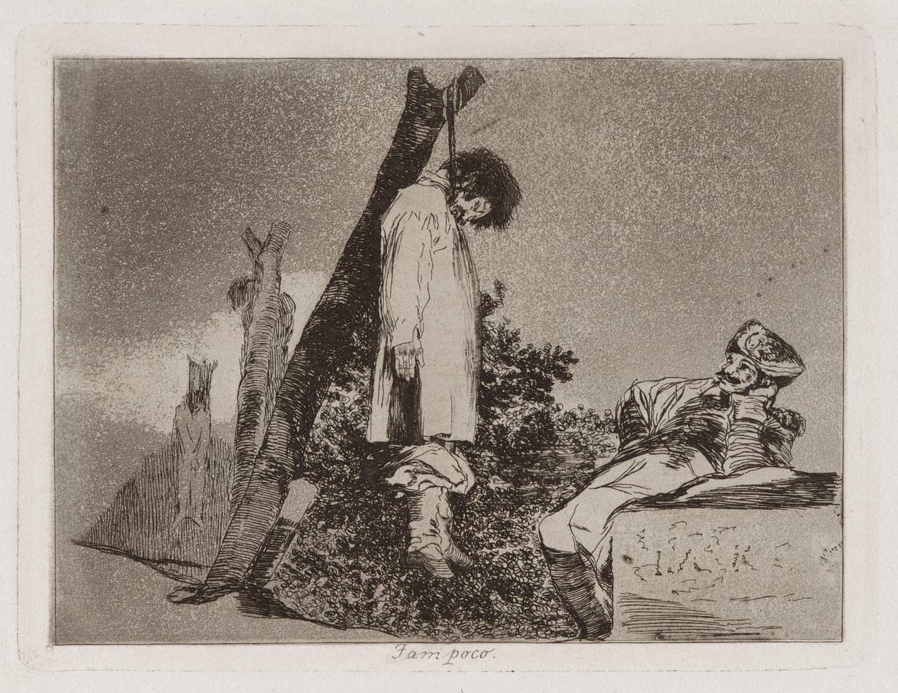 Not Either (Plate 36 from The Disasters of War) by Francisco de Goya