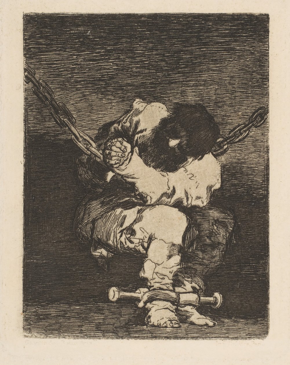 The Custody is as Barbarous as the Crime by Francisco de Goya