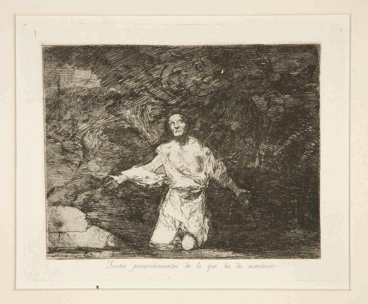 Sad Forebodings of What is Going to Happen, Plate 1 from The Disasters of War by Francisco de Goya