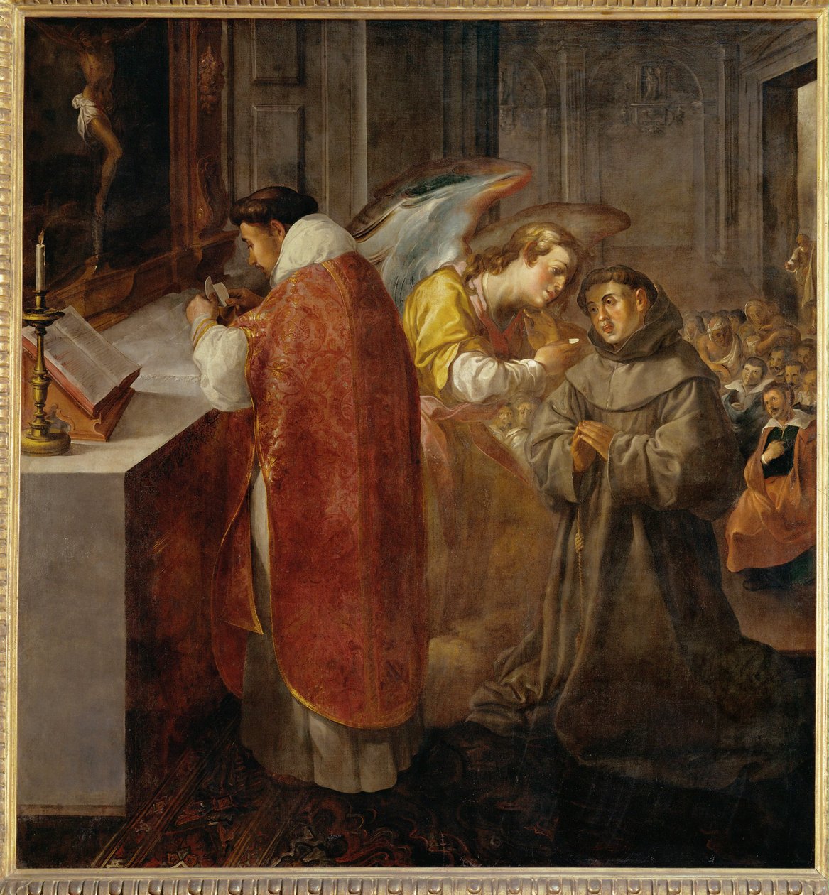 Saint Bonaventure Receiving Communion by Francisco Herrera