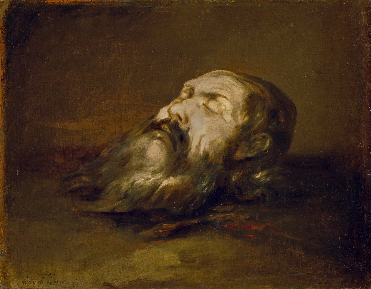 Head of a Beheaded Saint by Francisco Herrera the Elder