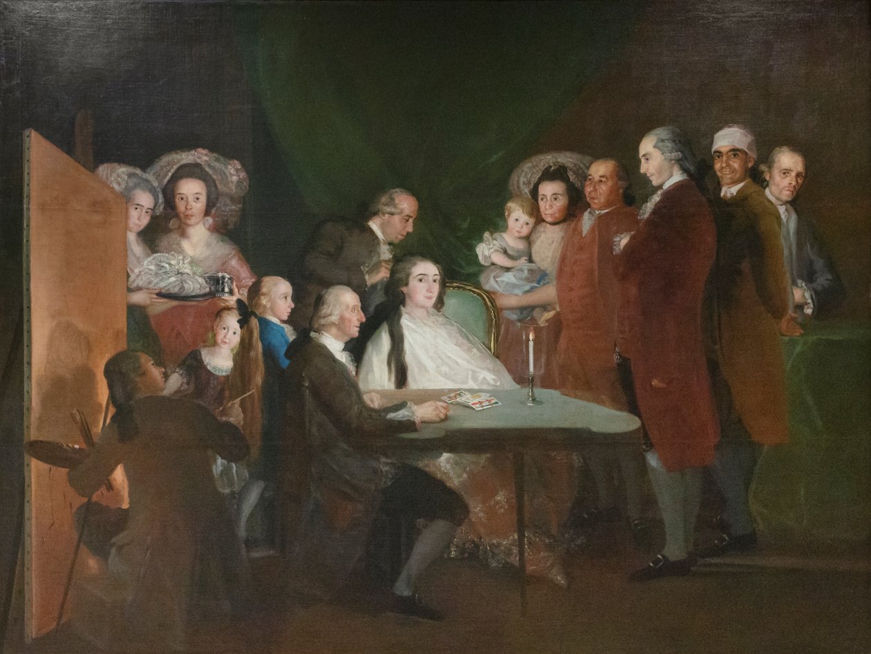 The Family of the Infant Don Luis of Bourbon by Francisco Jose de (school of) Goya