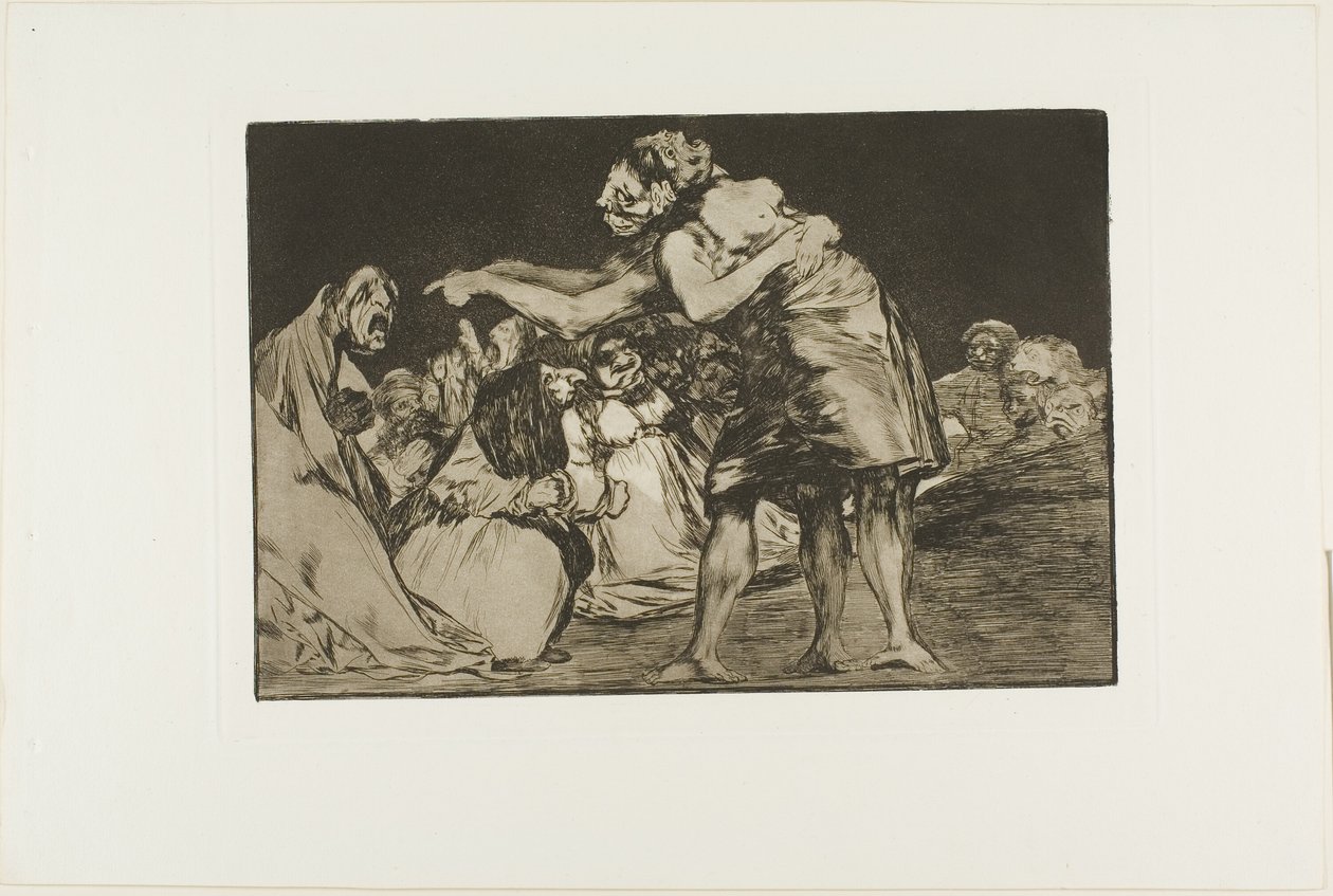 Disorderly Folly, plate seven from The Proverbs by Francisco Jose de Goya y Lucientes
