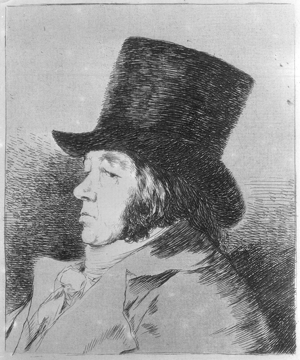 Francisco Goya y Lucientes, Painter, plate 1 from the series “Los Caprichos” by Francisco Jose de Goya y Lucientes