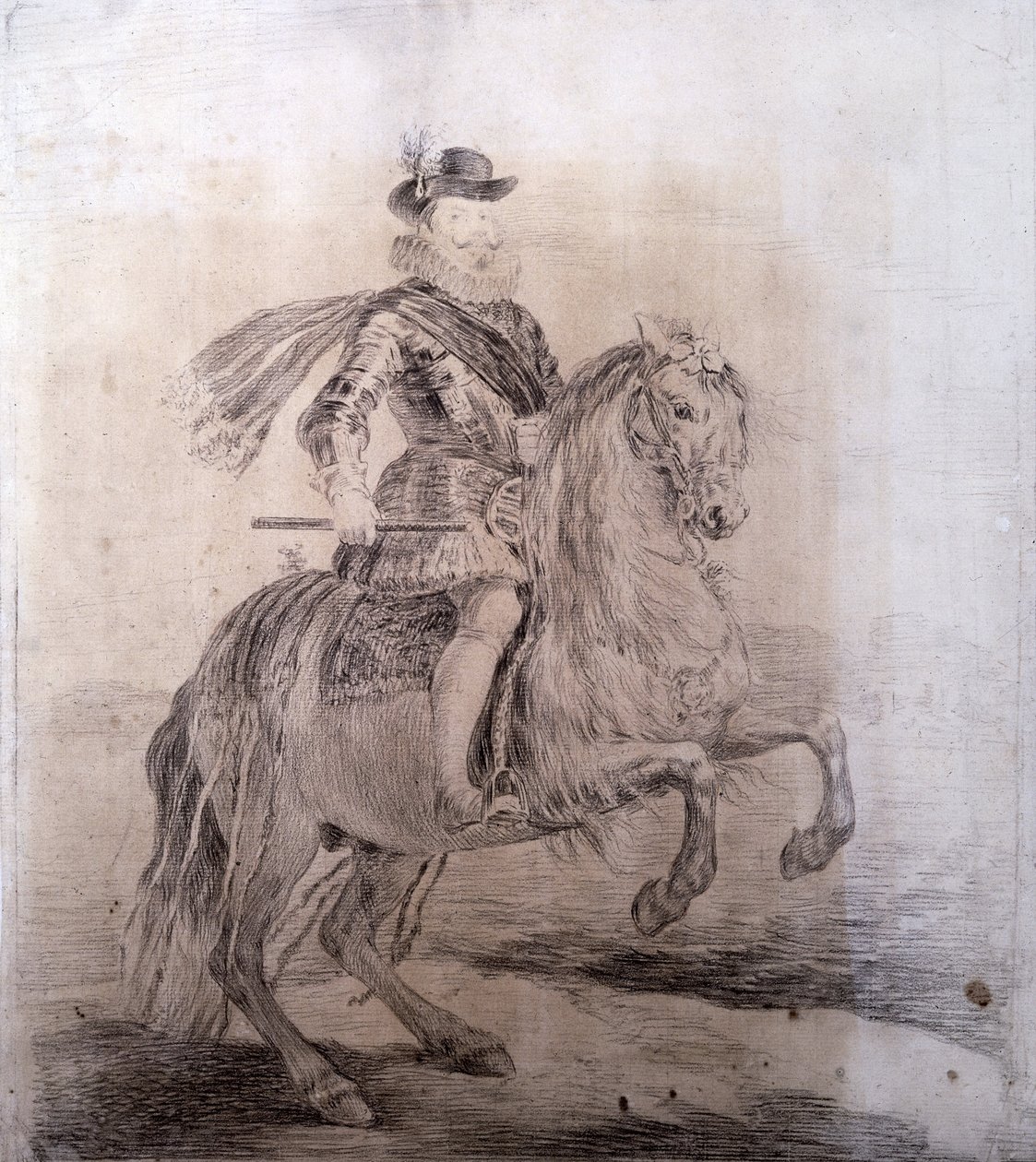 Equestrian Portrait of Philip III of Spain by Francisco Jose de Goya y Lucientes