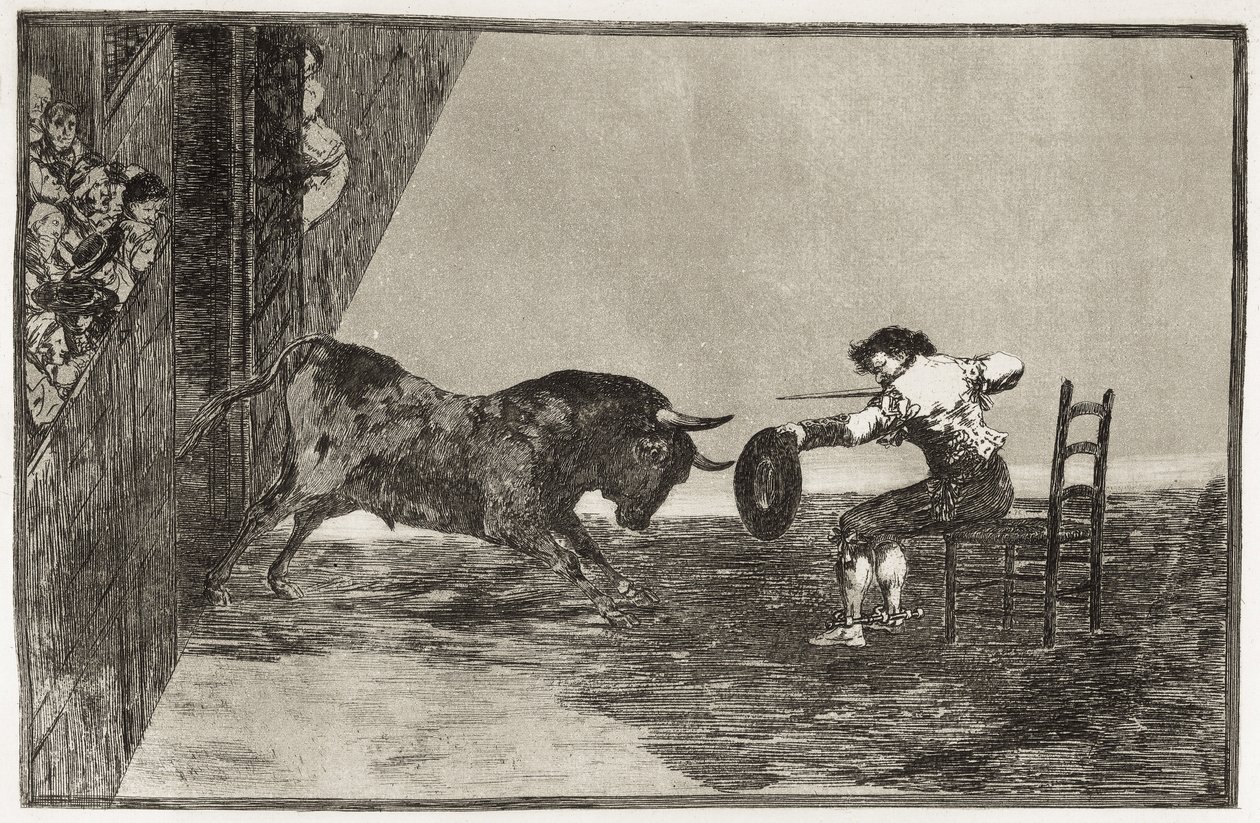 The daring of Martincho in the ring at Saragossa, Plate 18 of 
