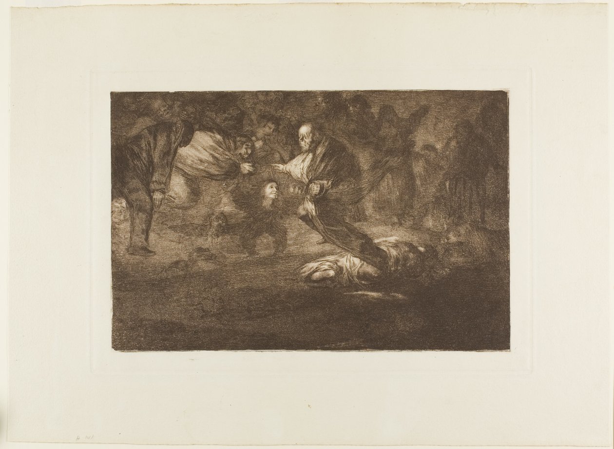 God Creates Them and They Join Up Together, plate 18 from Los Proverbios by Francisco Jose de Goya y Lucientes