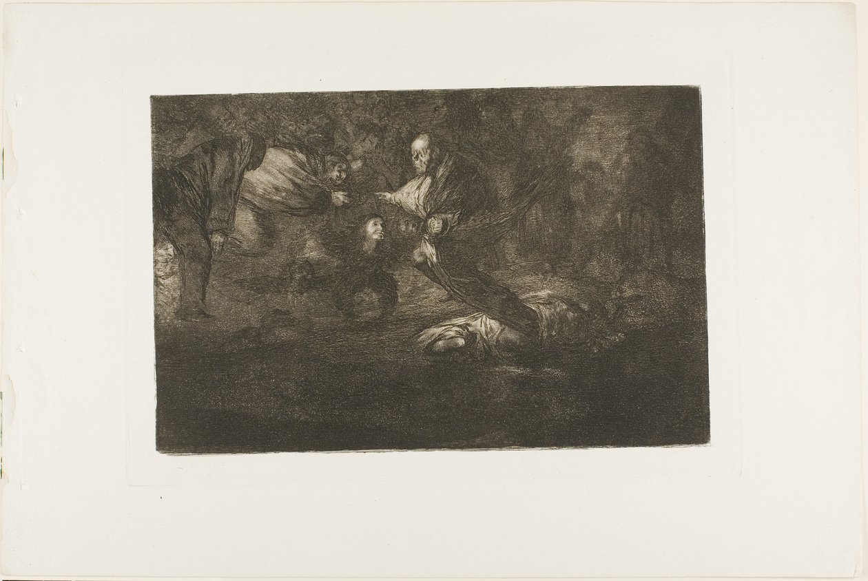 God Creates Them and They Join Up Together, plate 18 from Los Proverbios by Francisco Jose de Goya y Lucientes