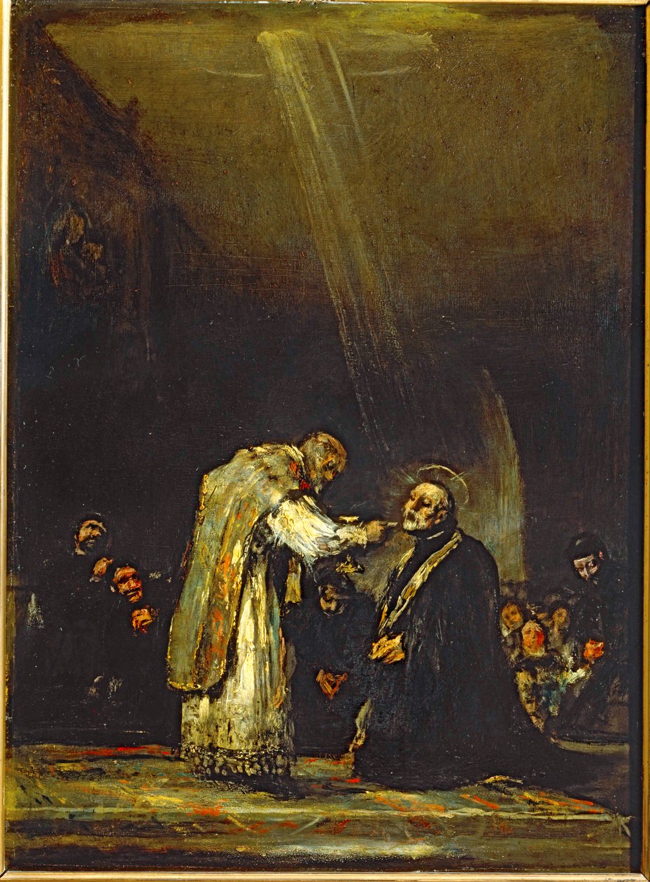 Last Communion of Saint Joseph of Calasanz by Francisco Jose de Goya y Lucientes