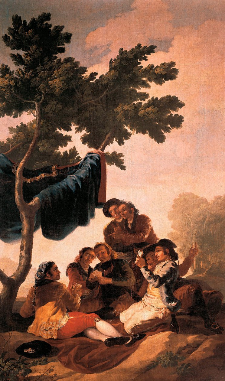 The Card Players by Francisco Jose de Goya y Lucientes