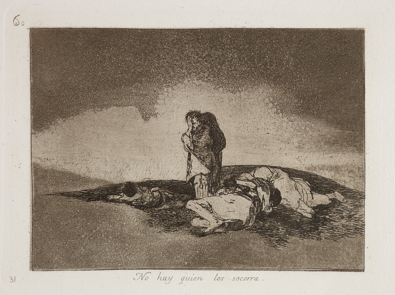 There is no one to help them by Francisco Jose de Goya y Lucientes