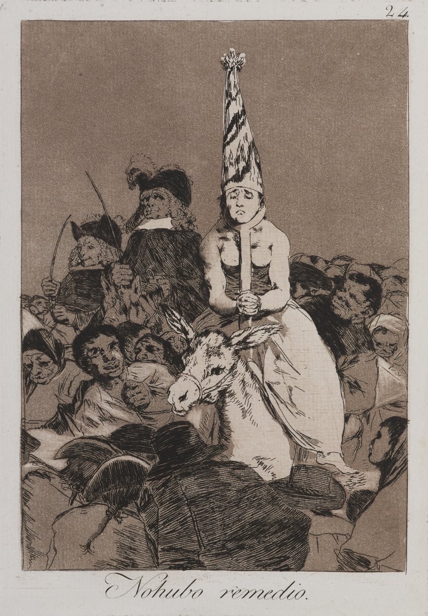 Nothing Could Be Done About It by Francisco de Goya