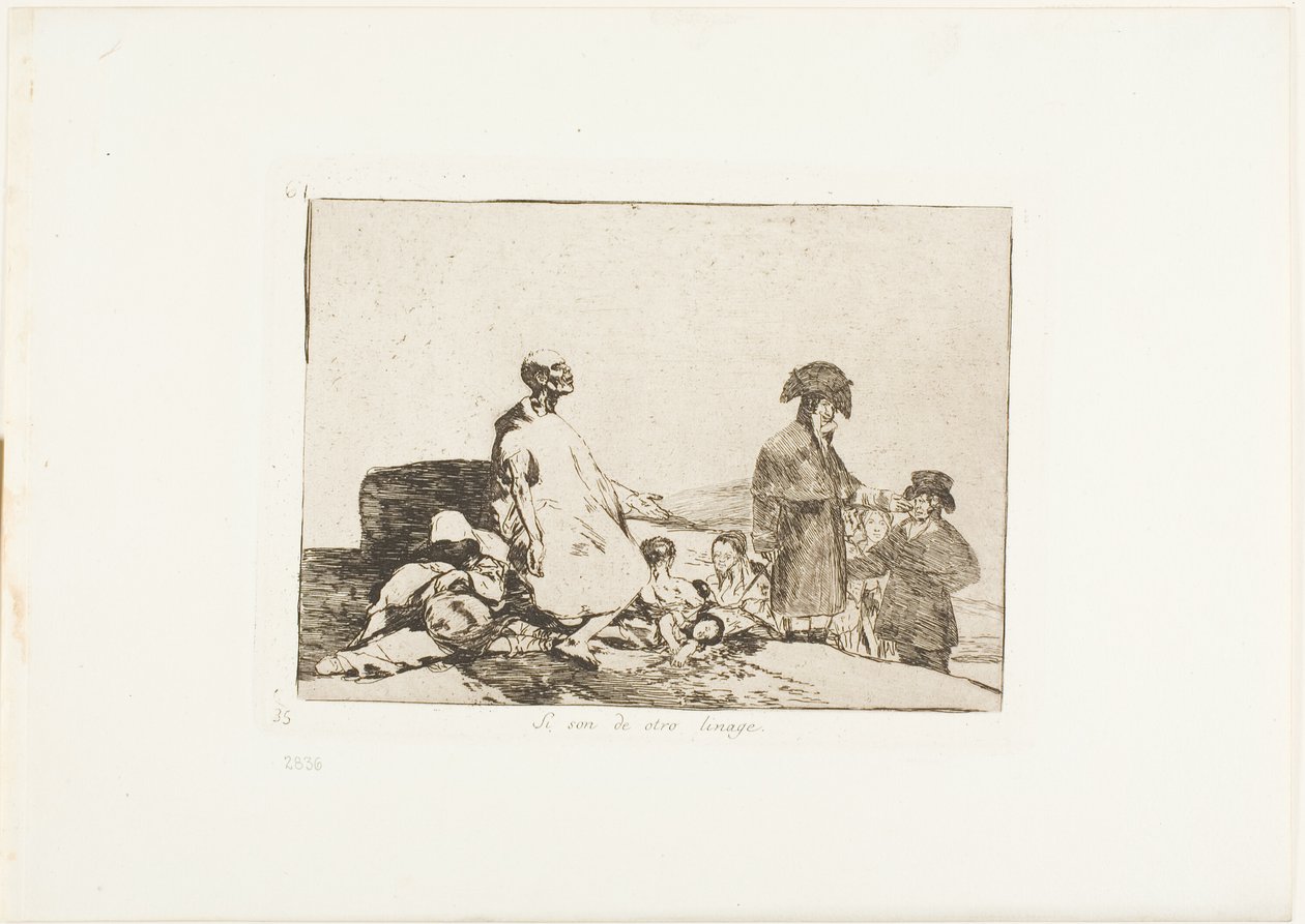 Perhaps They Are of Another Breed, Plate 61 from The Disasters of War by Francisco Jose de Goya y Lucientes