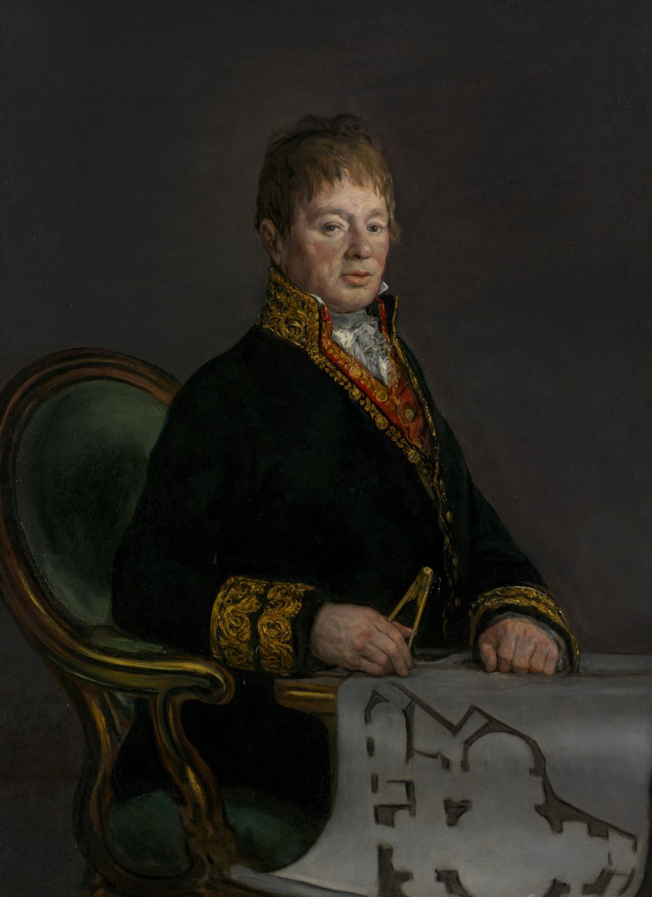 Portrait of Don Juan Antonio Cuervo, 1819 by Francisco de Goya