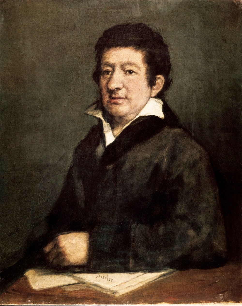 Portrait of Leandro Fernandez de Moratin by Francisco de Goya
