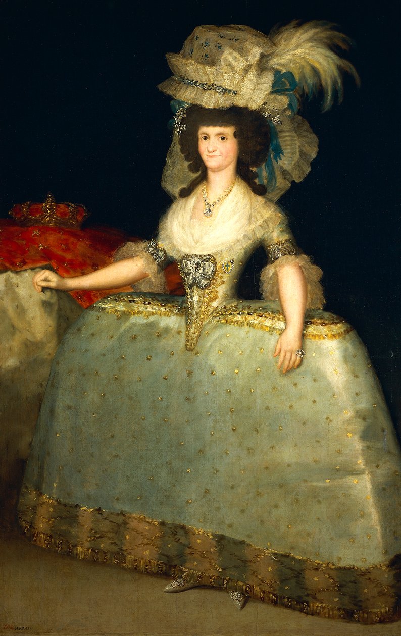Portrait of Maria Luisa of Parma by Francisco Jose de Goya y Lucientes
