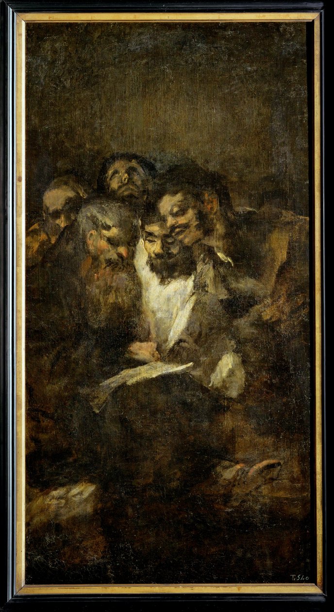 Reading, also The Politicians by Francisco Jose de Goya y Lucientes