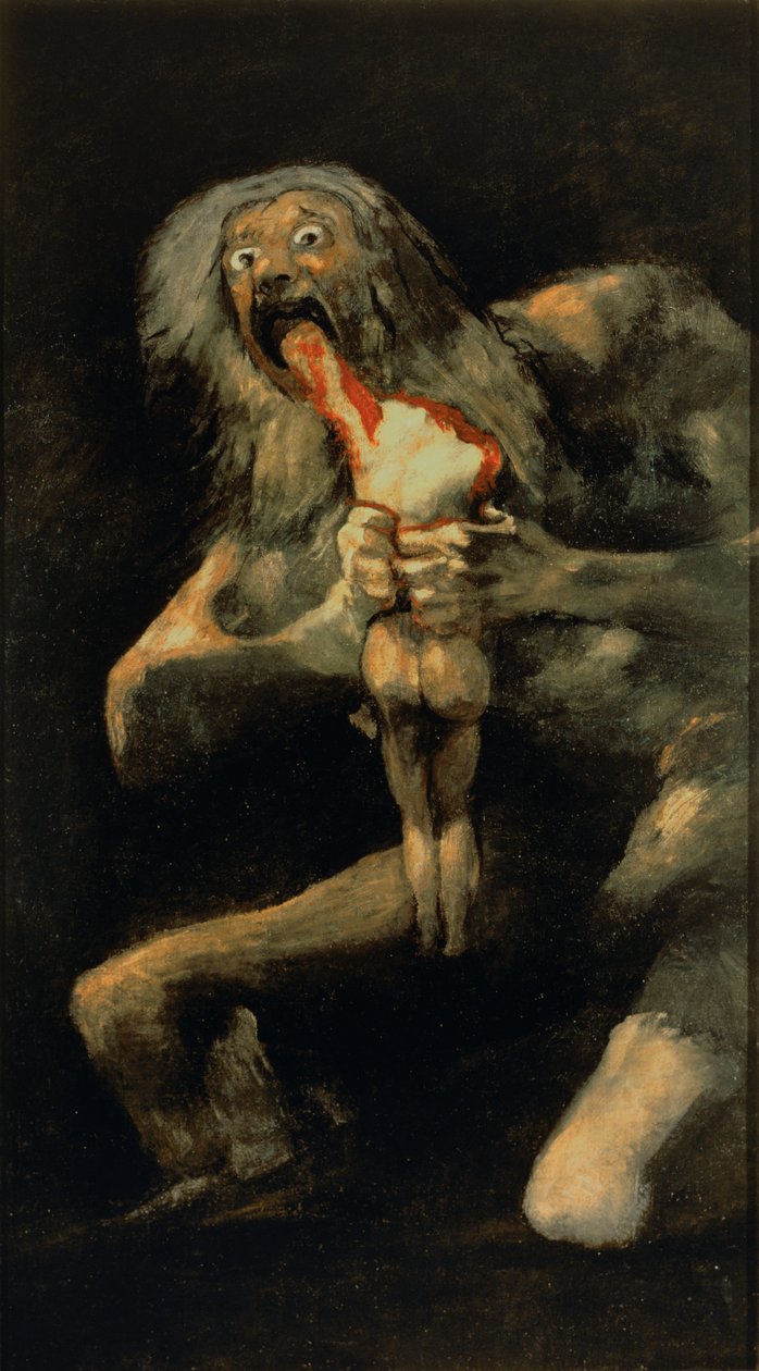 Saturn Devouring one of his Sons by Francisco de Goya