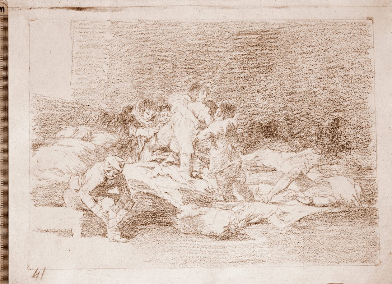 The Disasters of War: And They Too by Francisco de Goya
