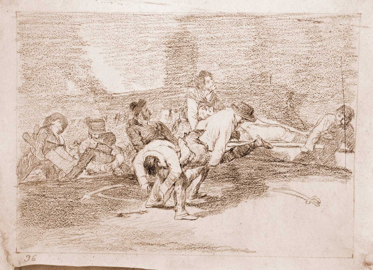 The Disasters of War: They Will Still Be Able to Serve by Francisco de Goya