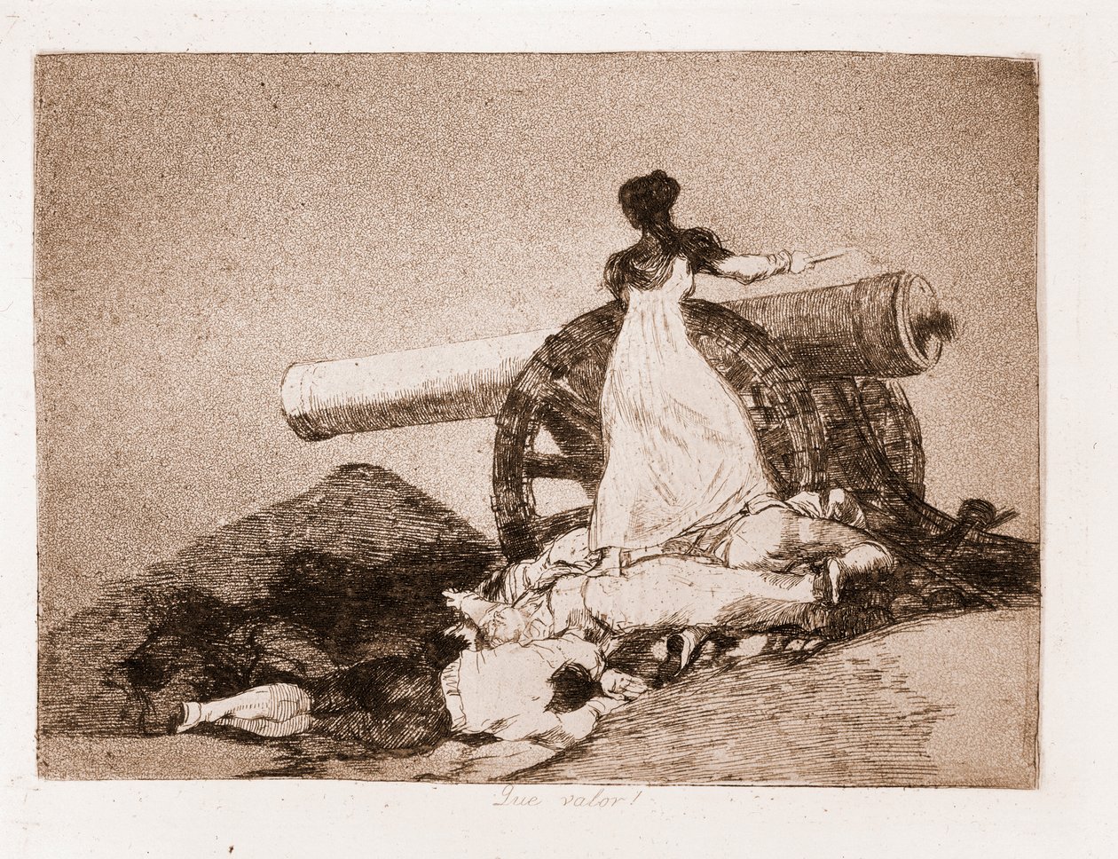 The Disasters of War: What courage! by Francisco de Goya
