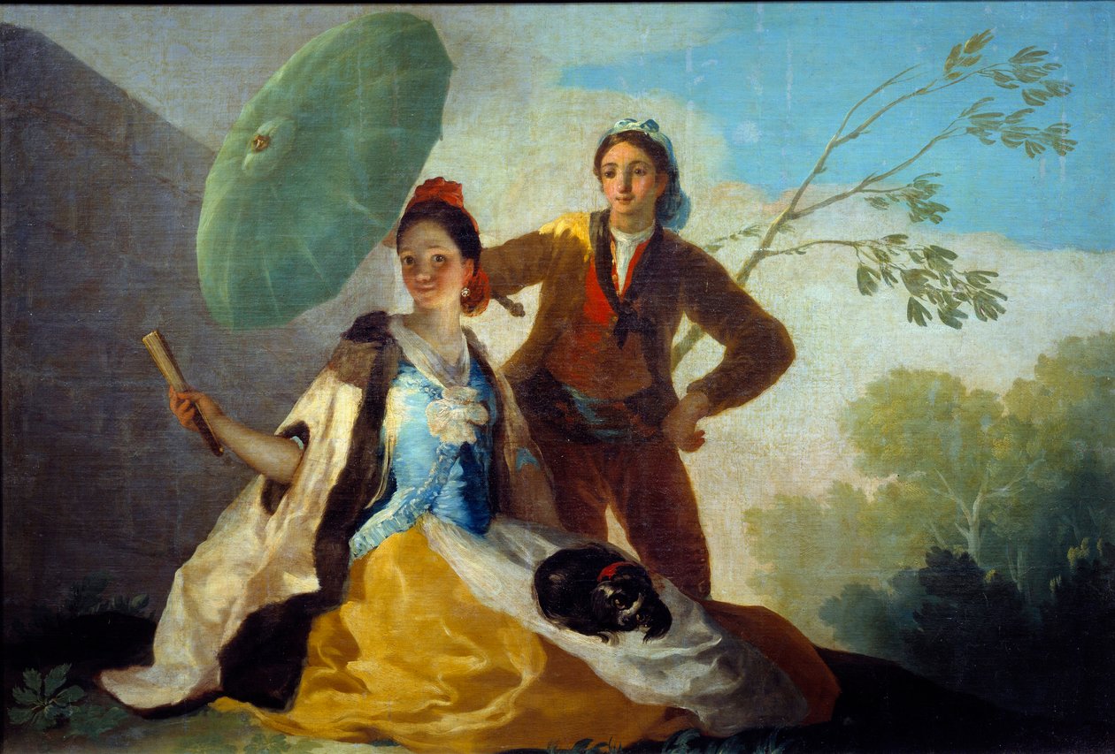 The Parasol by Francisco de Goya