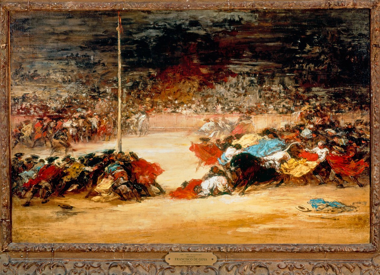 The Bullfight by Francisco Jose de Goya y Lucientes