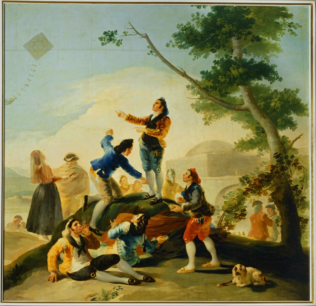 The Kite (detail) by Francisco Jose de Goya y Lucientes
