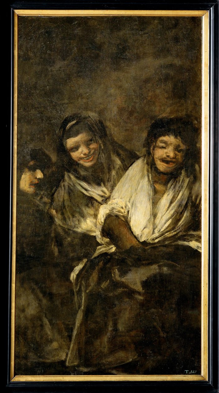 Two Women and a Man by Francisco Jose de Goya y Lucientes