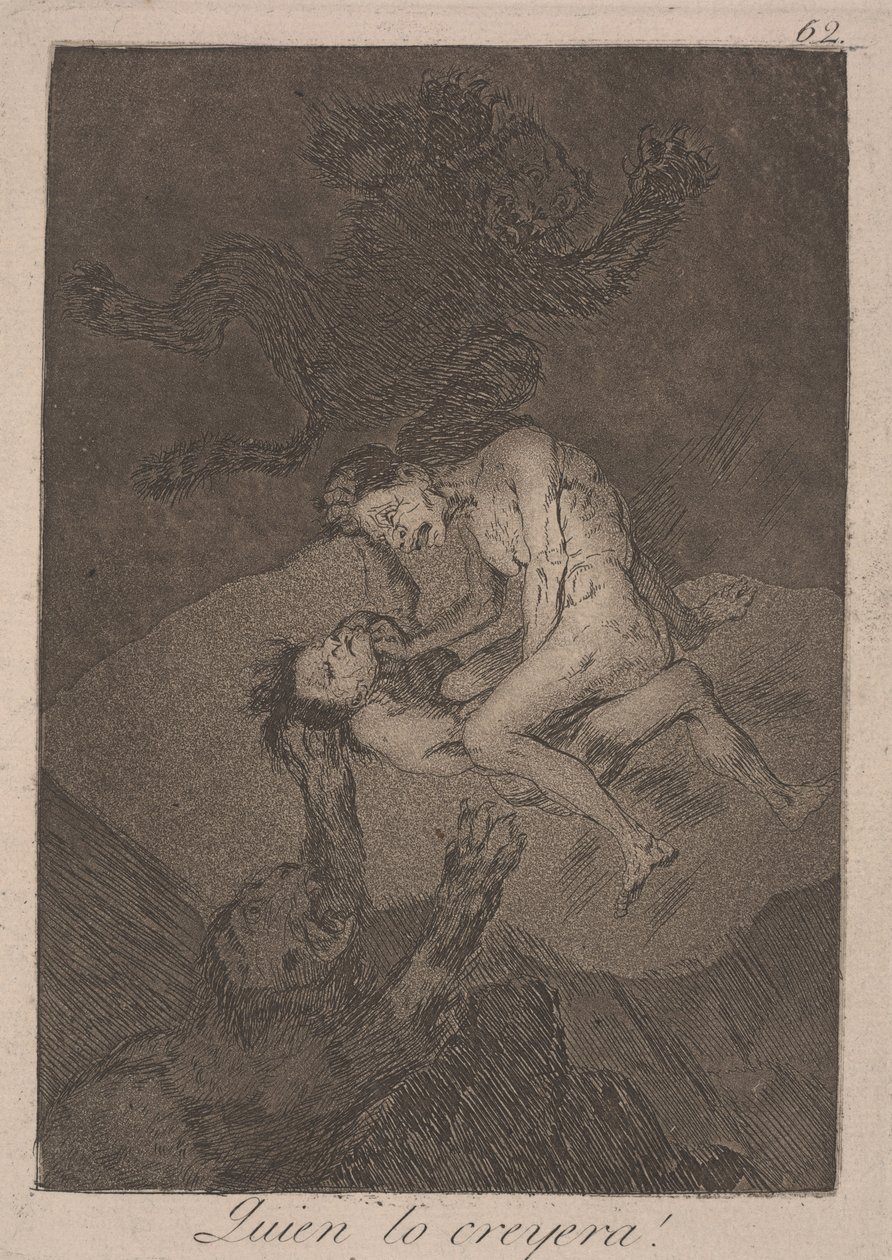 Who Would Have Thought It! by Francisco de Goya