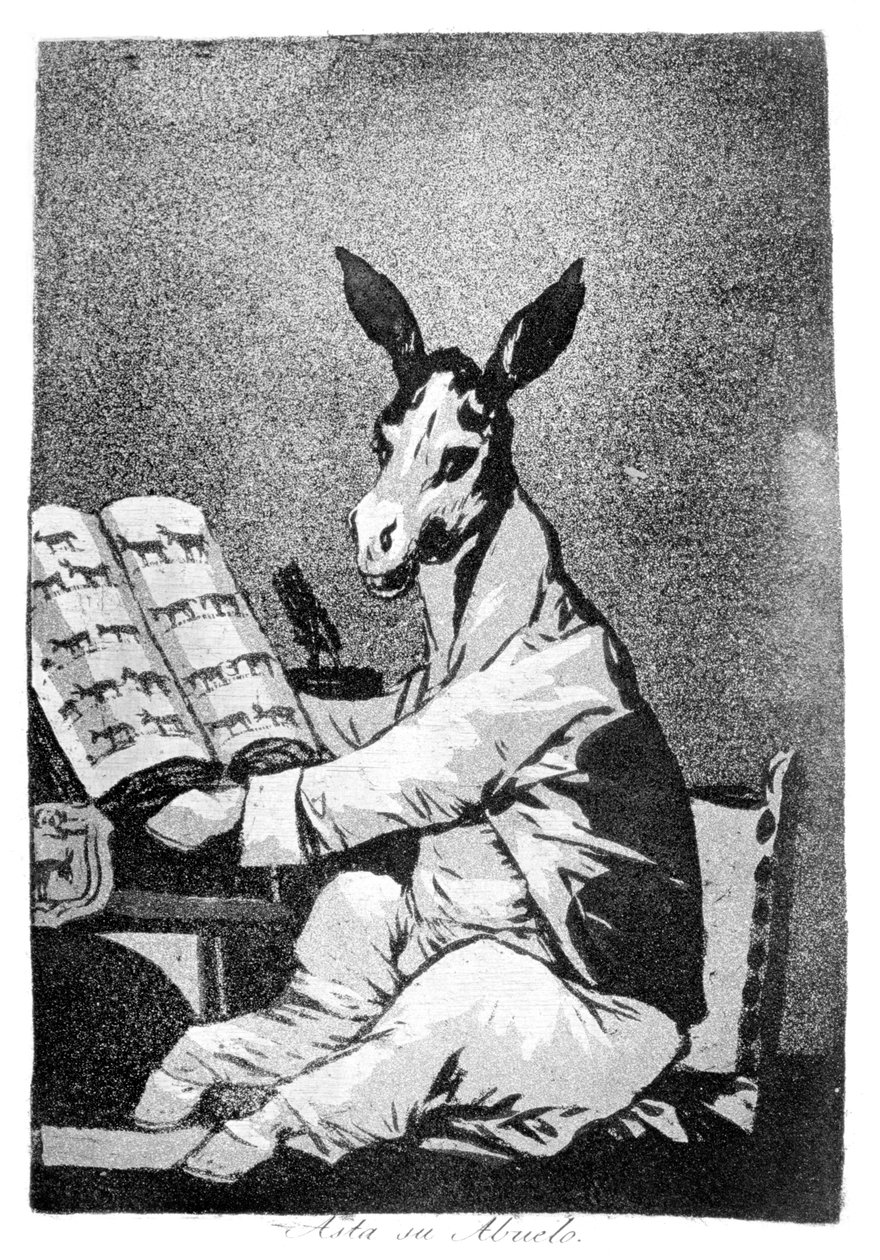 As Far Back as His Grandfather by Francisco de Goya