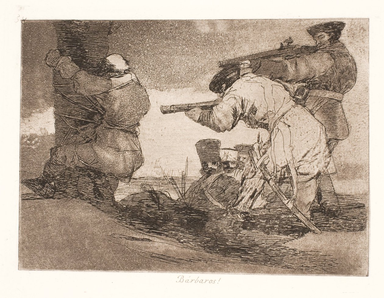 Barbar! (38) by Francisco de Goya