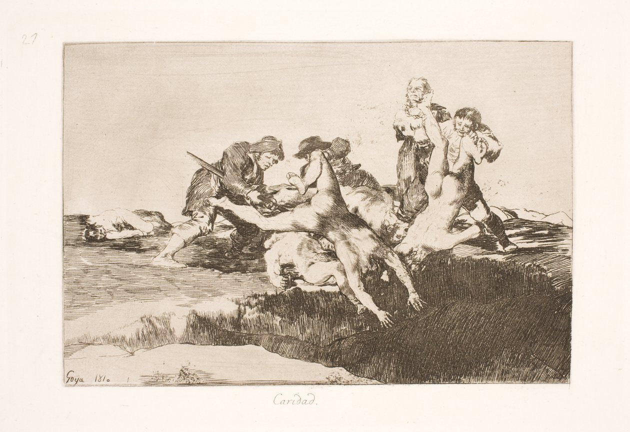Mercy (27) by Francisco de Goya: Premium art reproduction