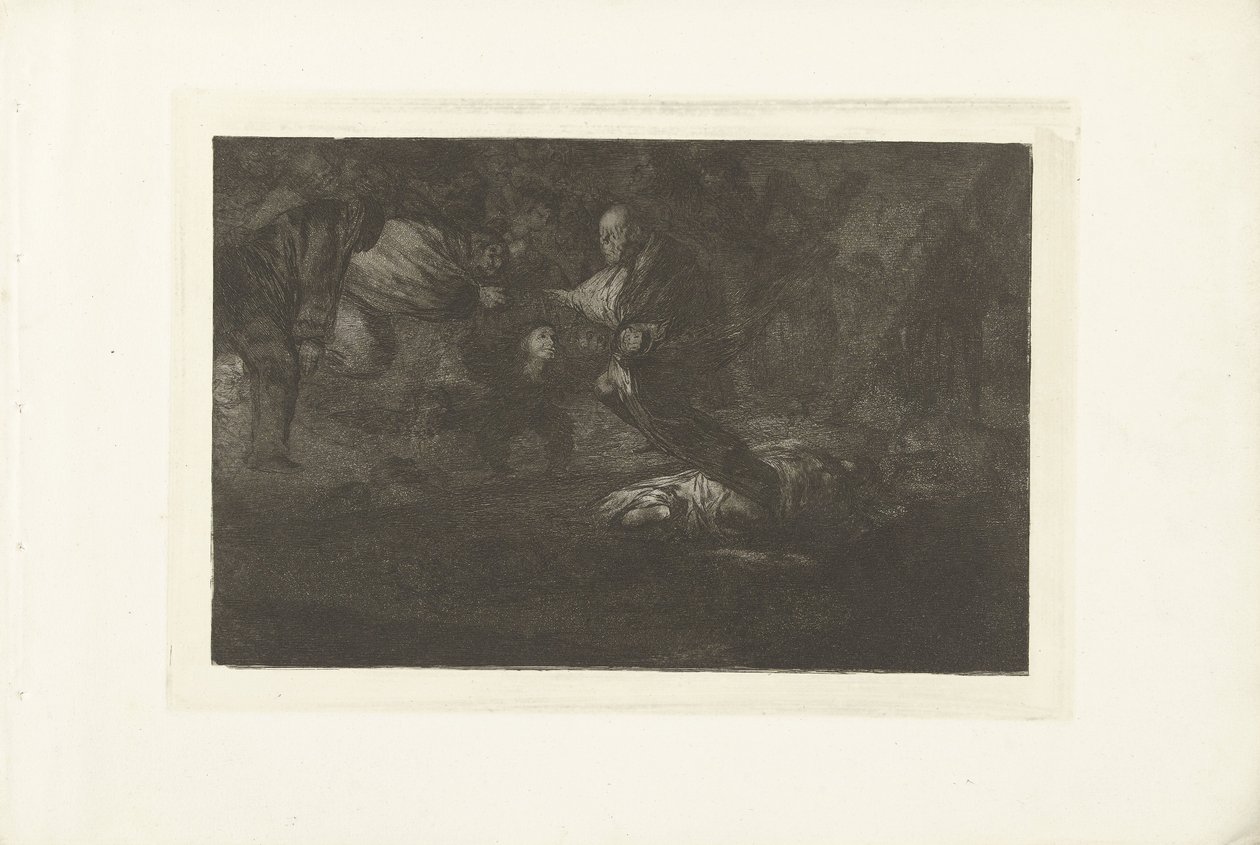 Funeral Folly (Los Disparates) by Francisco de Goya