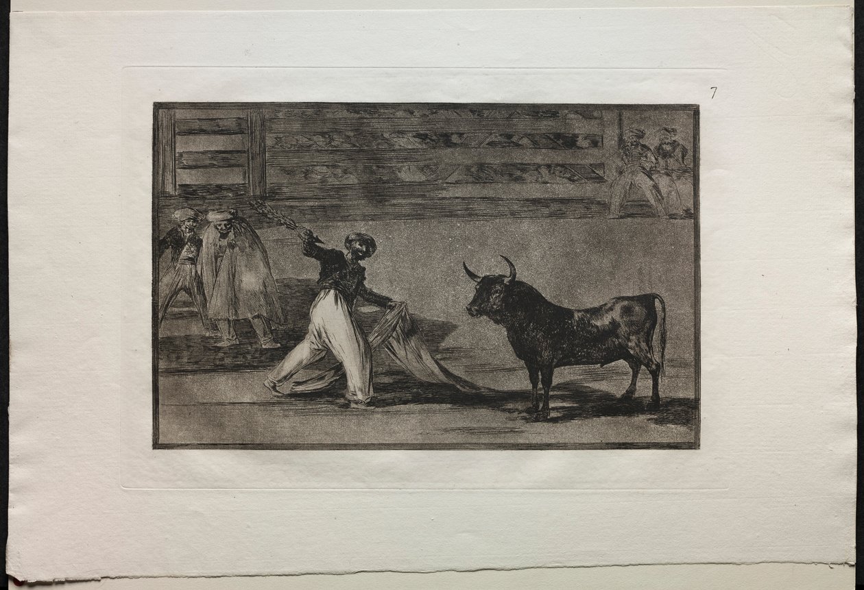 Bullfights: Origin of the Harpoons or Banderillas by Francisco de Goya