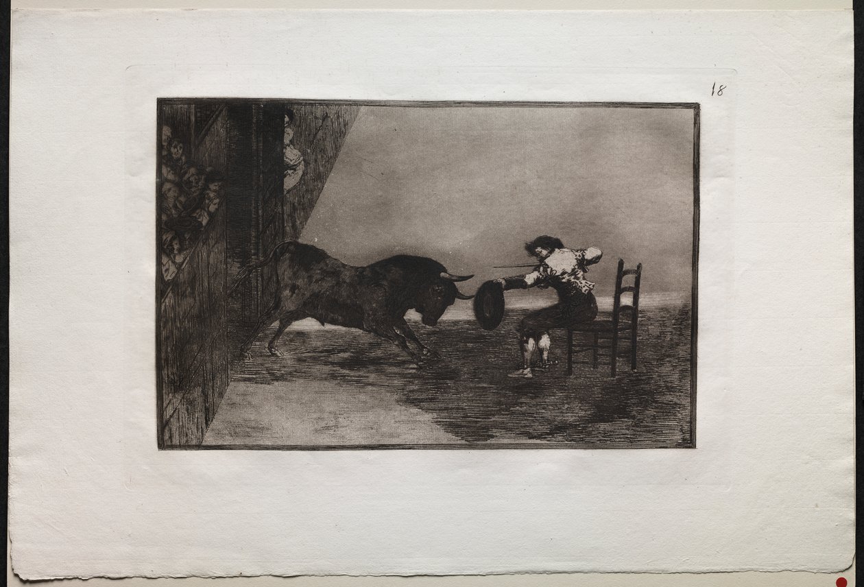 Bullfights: The Daring of Martincho in the Ring at Saragossa by Francisco de Goya