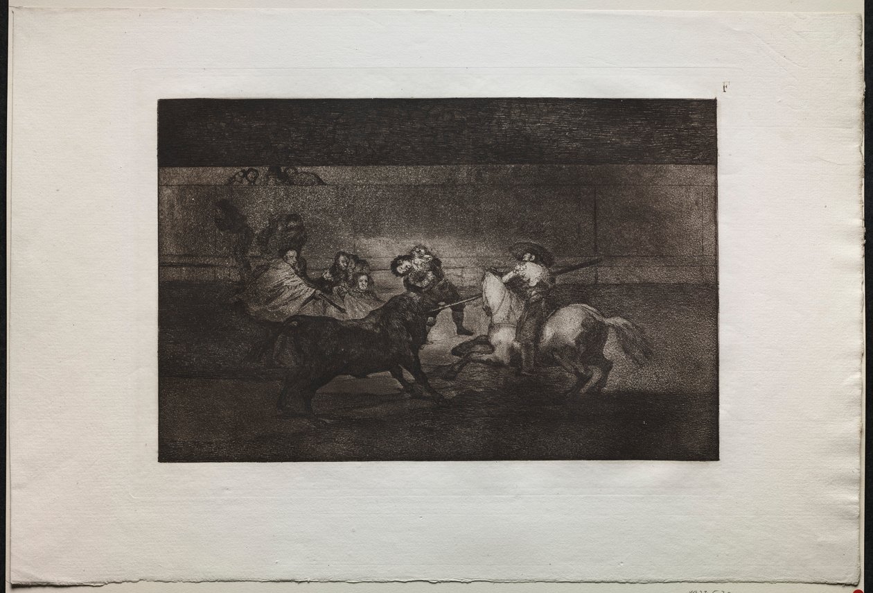 Bullfights: The Death of Pepe Illo (3rd Composition), 1876 by Francisco de Goya