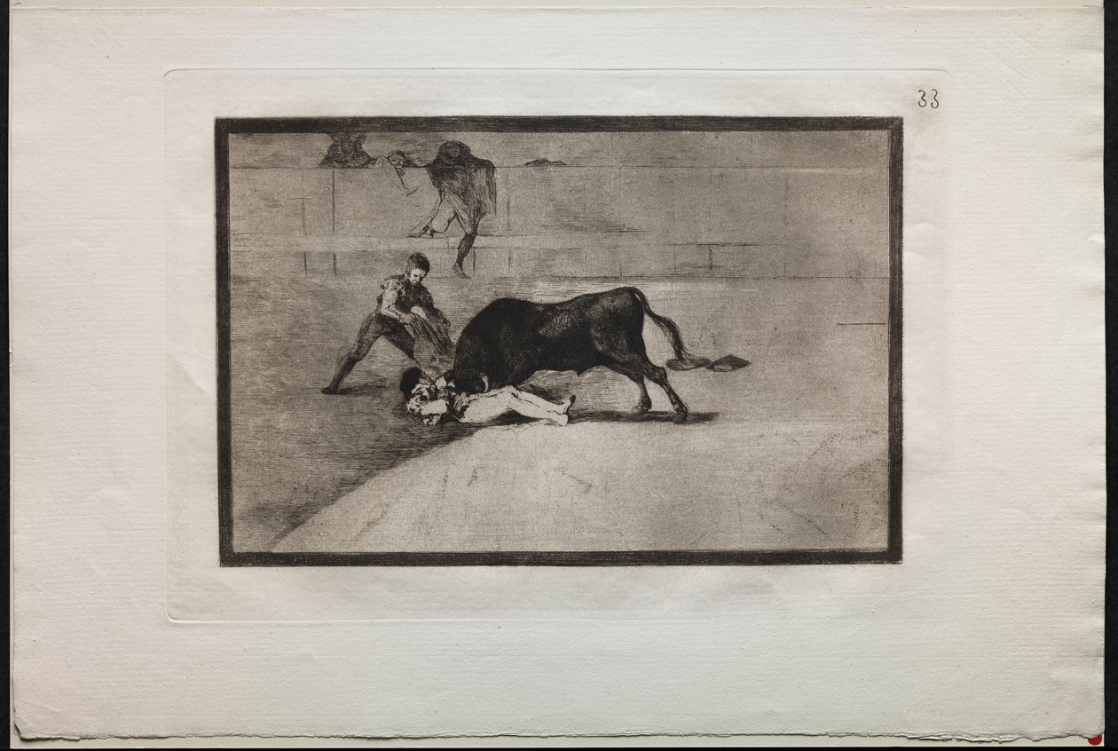 Bullfights: The Unlucky Death of Pepe Illo, in the Ring at Madrid, 1876 by Francisco de Goya
