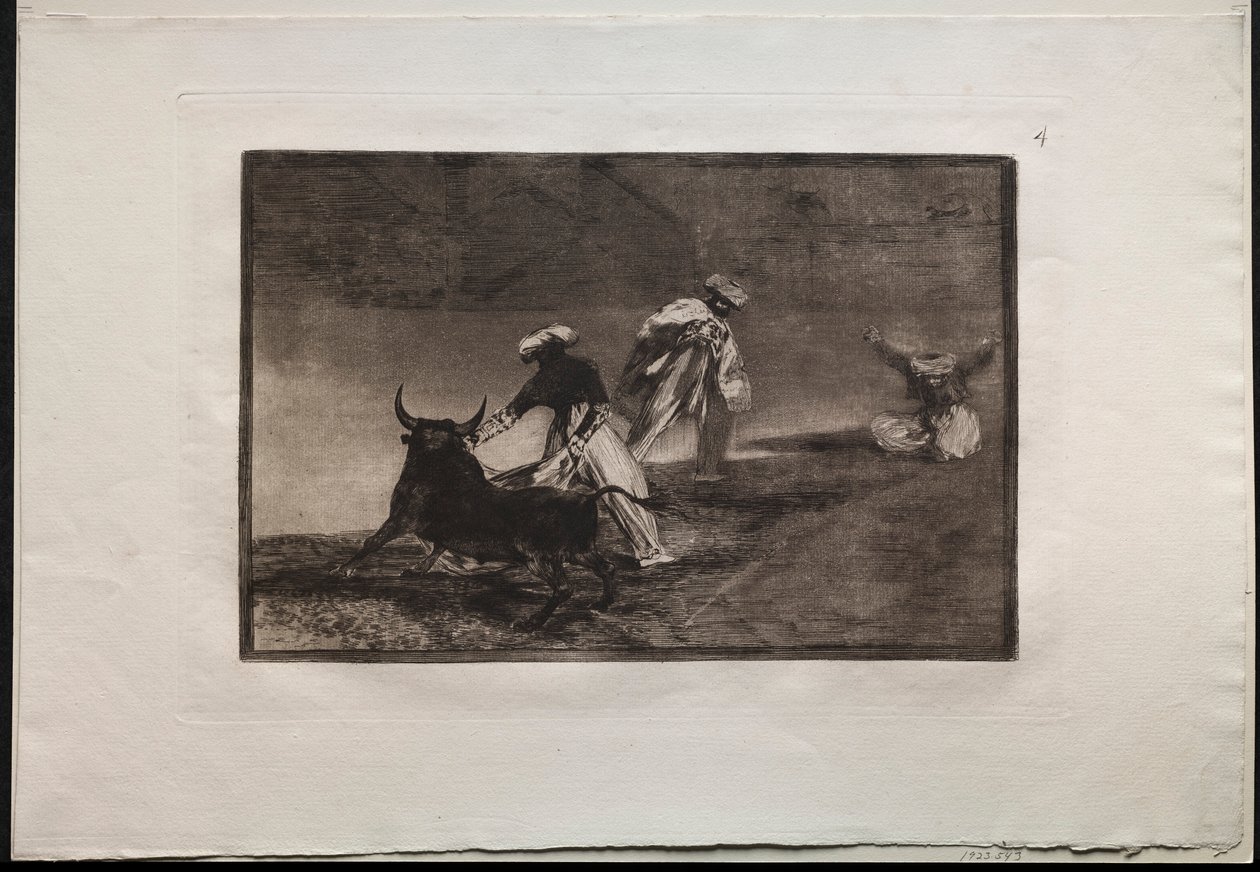 Bullfights: They Play Another with the Cape in an Enclosure by Francisco de Goya