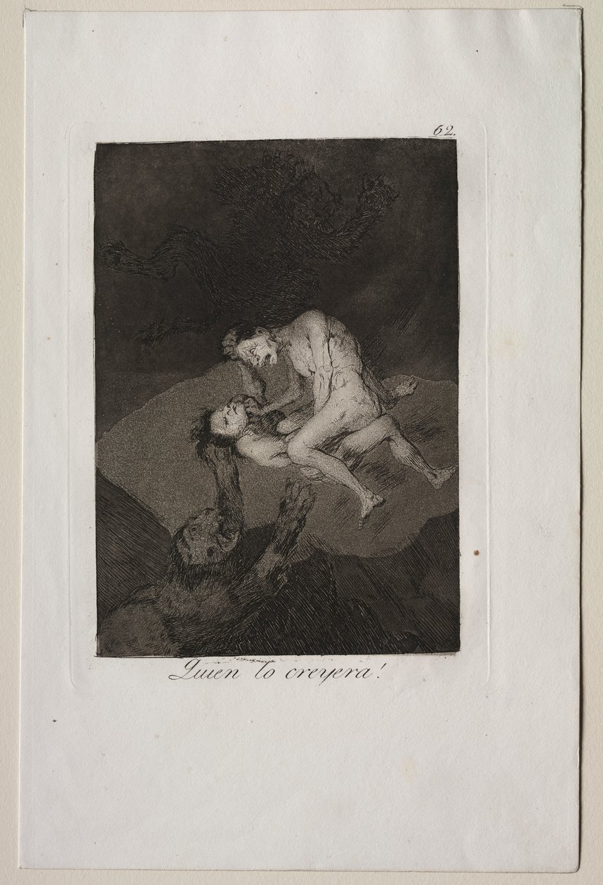 Caprichos: Who Would Have Thought It! by Francisco de Goya