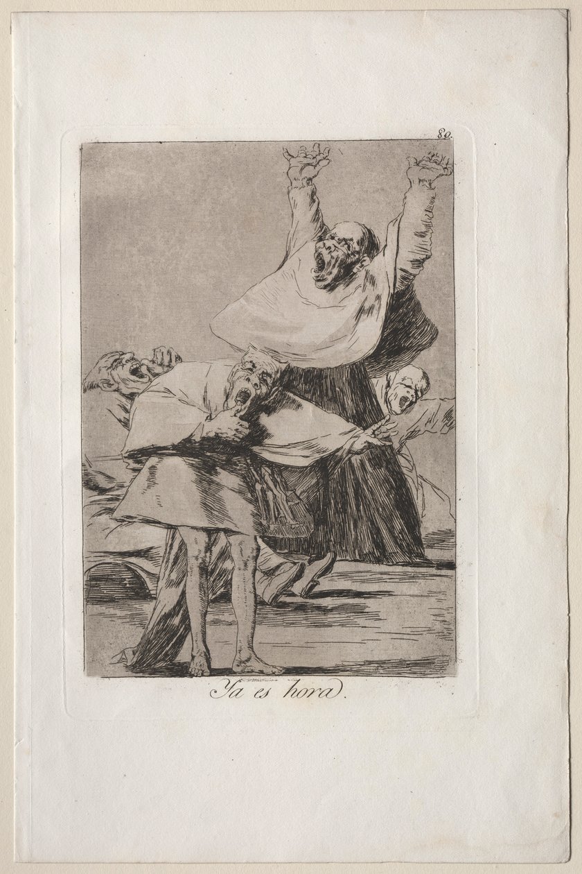 Caprichos: It is Time by Francisco de Goya
