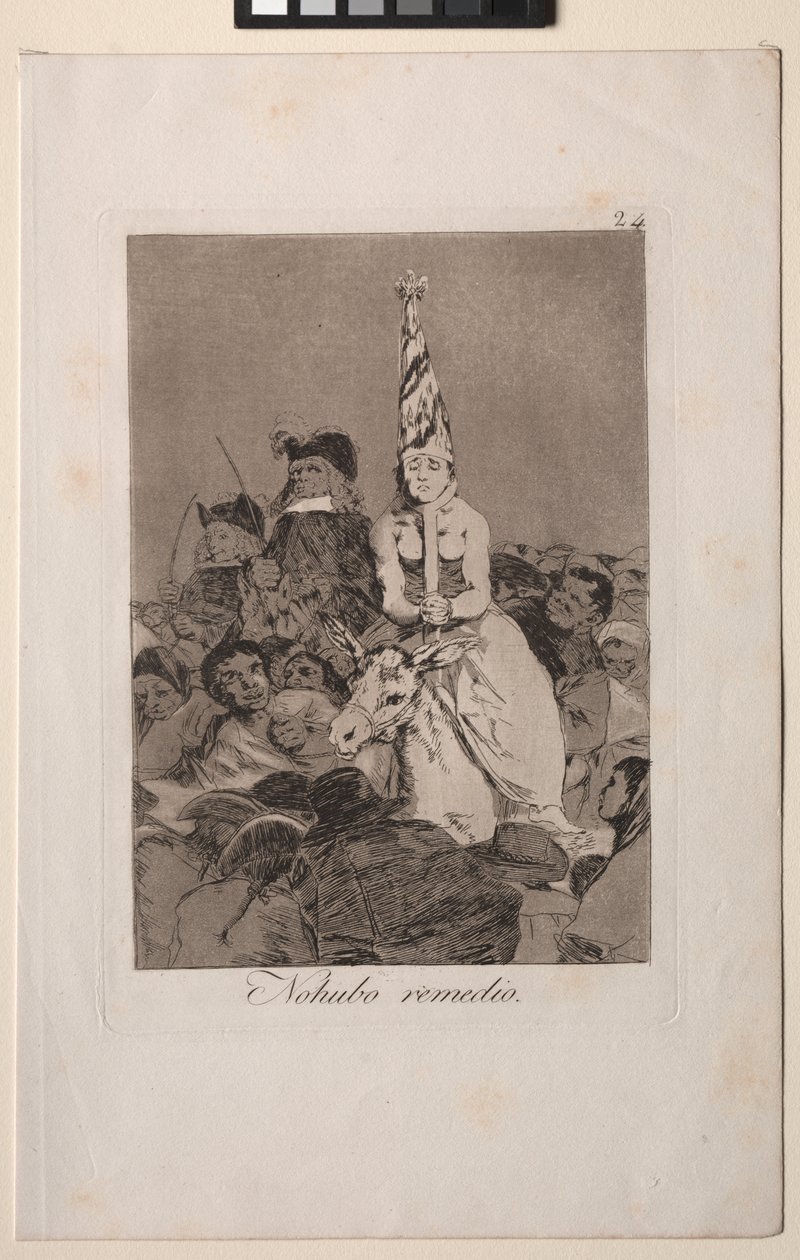 Caprichos: Nothing Could Be Done About It by Francisco de Goya