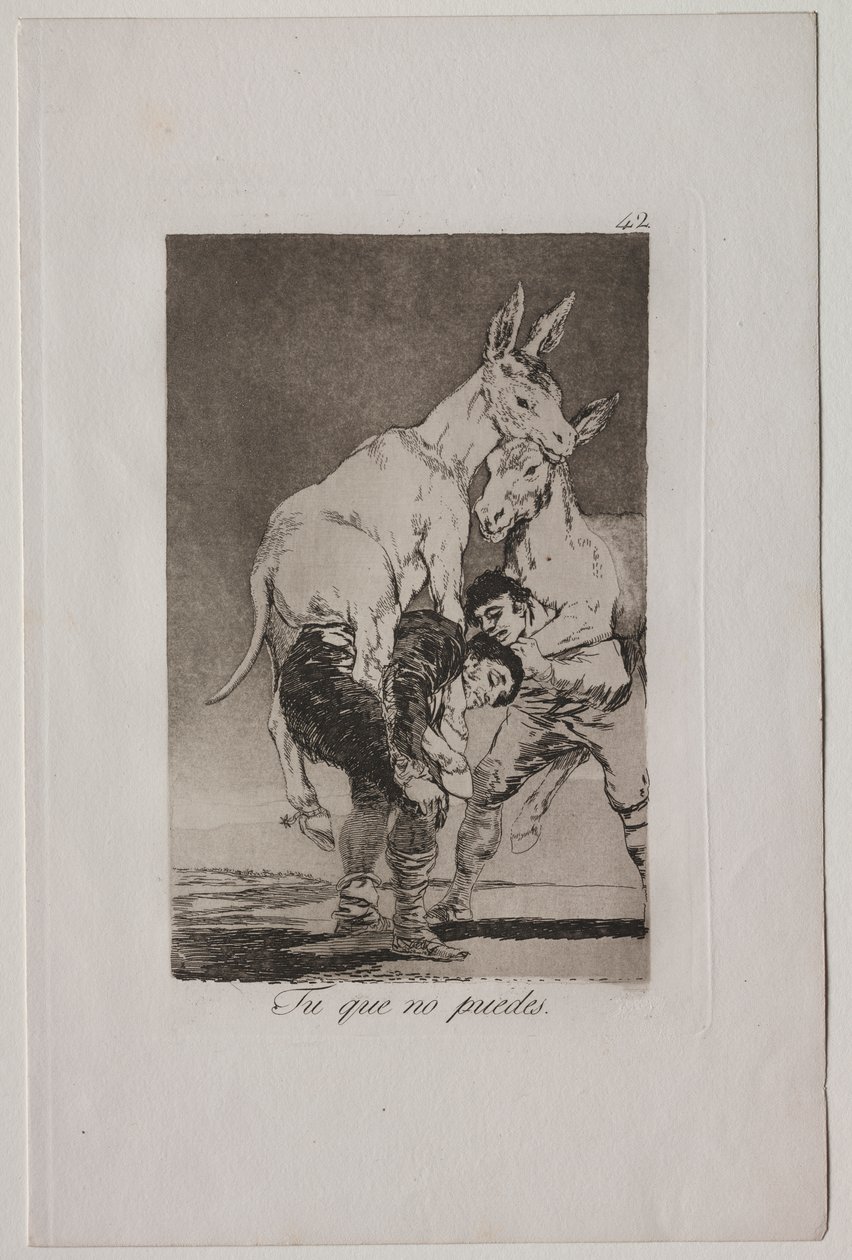 Thou Who Canst Not by Francisco de Goya