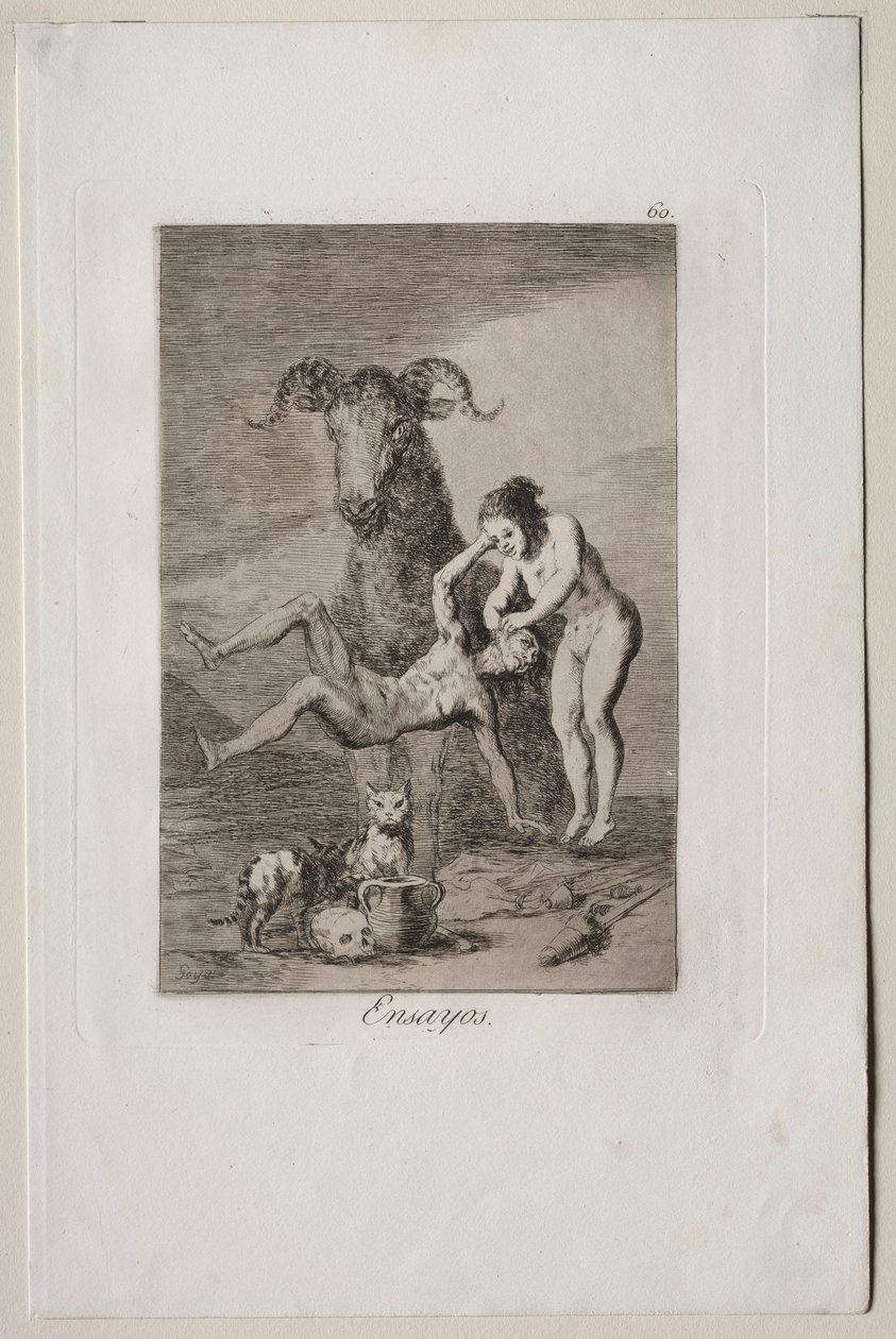 Caprichos: Trials by Francisco de Goya