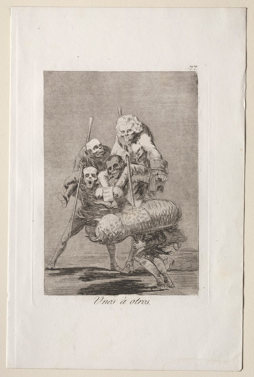 Caprichos: What One Does to Another by Francisco de Goya