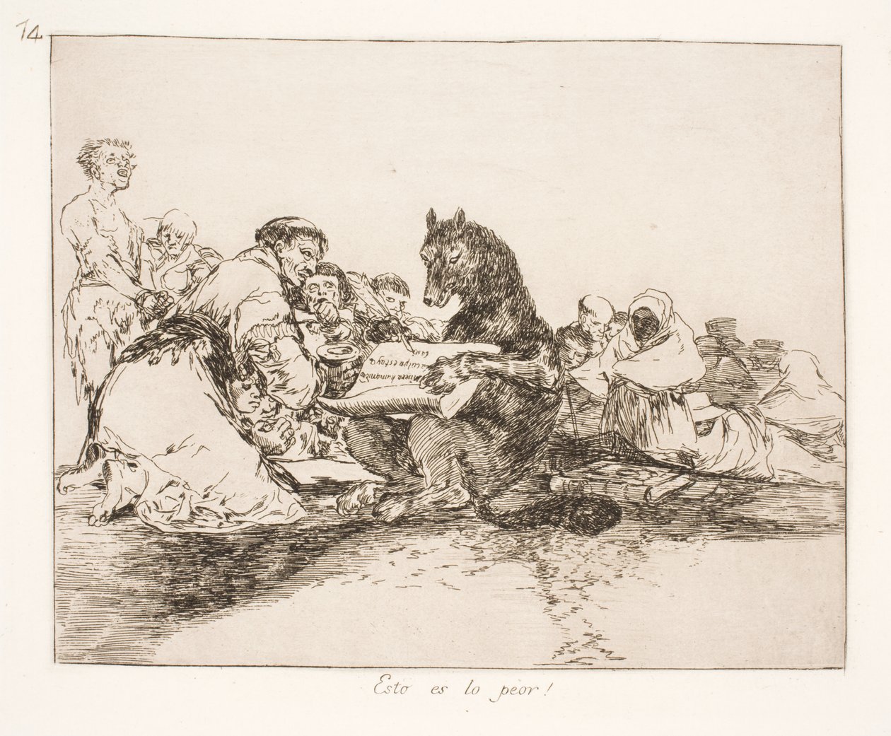 It Is Worse (74) by Francisco de Goya